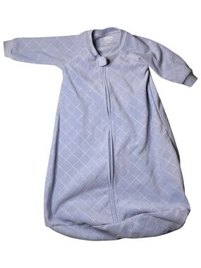 Carter’s Just One You Blue Fleece Sleep Sack 3-6M Long Sleeve Wearable Blanket